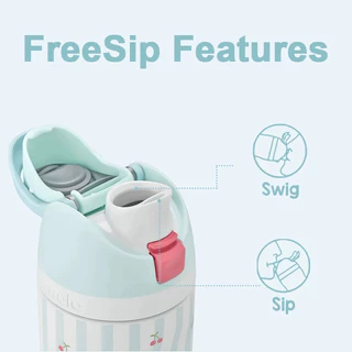 Owala FreeSip 24/32oz Pillow Fight Original – ขวดสแตนเลส 304 สุญญากาศ ดื่มได้2แบบ รุ่นลิมิเต็ด สีฟ้า sky รองรับ COD