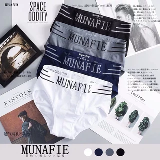 [ส่งจากไทย] 𝑩𝒓𝒂𝑩𝒓𝒂𝑩𝒓𝒂 #p-010 019 035 036 แพ็ค 10 ชิ้น คละสี กางเกงในชาย Munafie ขาเว้า