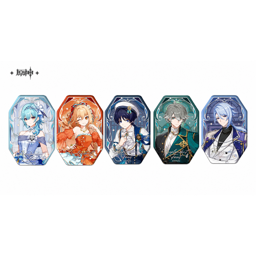 [⚡พร้อมส่ง🔥Official] Genshin Impact เข็มกลัด ซีรีส์ Resplendent Feast