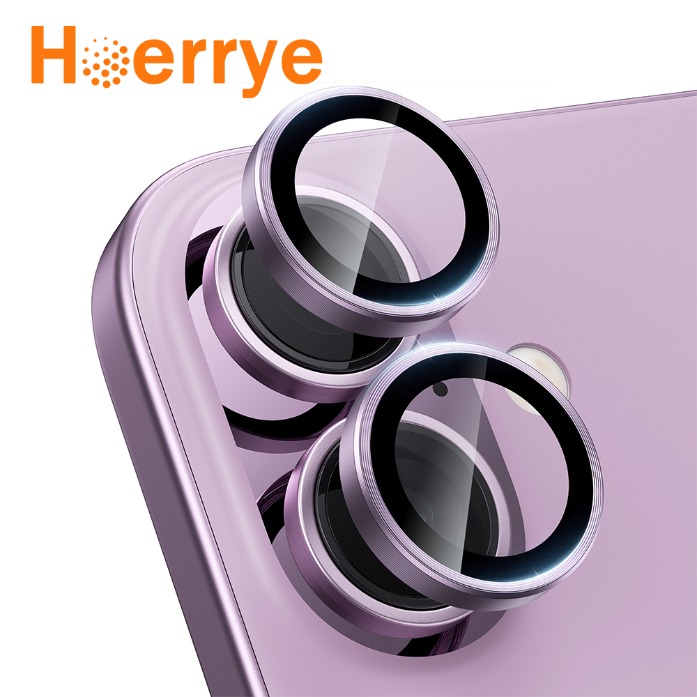 Hoerrye for iPhone 17 ฟิล์มกล้อง - การถ่ายทำต้นฉบับ กันกระแทก โลหะ HD ฟิล์มกระจก กล้องหลัง สำหรับ ไอโฟน 17 เลนส์ กระจกนิ