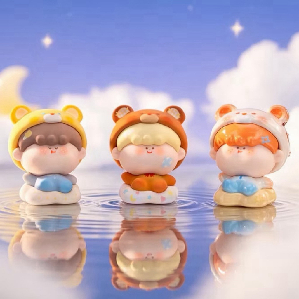 💕🌈(แบบจุ่ม 1 ตัว) Amlls Lullaby Good Morning & Good Night Mini Figure