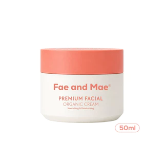 Fae and Mae เฟ แอนด์ เม มอยส์บูสต์ผิวหน้าใส ออร์แกนิก PREMIUM FACIAL ORGANIC CREAM 50 ml (P)