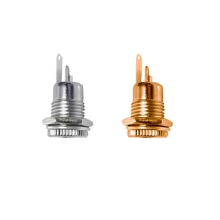 DC099 แจ้คdc 5.5×2.1มม.ตัวเมีย สีเงินและสีทอง 11มิล dc jack