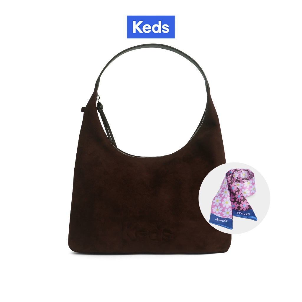 KEDS กระเป๋า รุ่น WANDER HOBO BAG สีน้ำตาลเข้ม ( KS26ACB20003 )