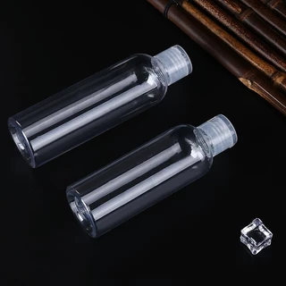 ขวดเปล่าใส่ของเหลว 10 ชิ้น/แพ็ค ขนาด 10ml 30ml 60ml 100ml ขวดแบ่งเดินทาง ฝาเปิดง่าย