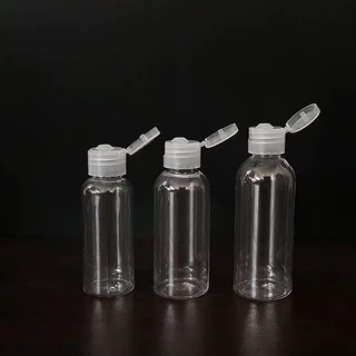 ขวดแบ่งใสอเนกประสงค์ 10 ชิ้น/แพ็ค 10ml 30ml 60ml 100ml ขวดพกพา ฝาเปิดปิดง่าย ไม่รั่วซึม