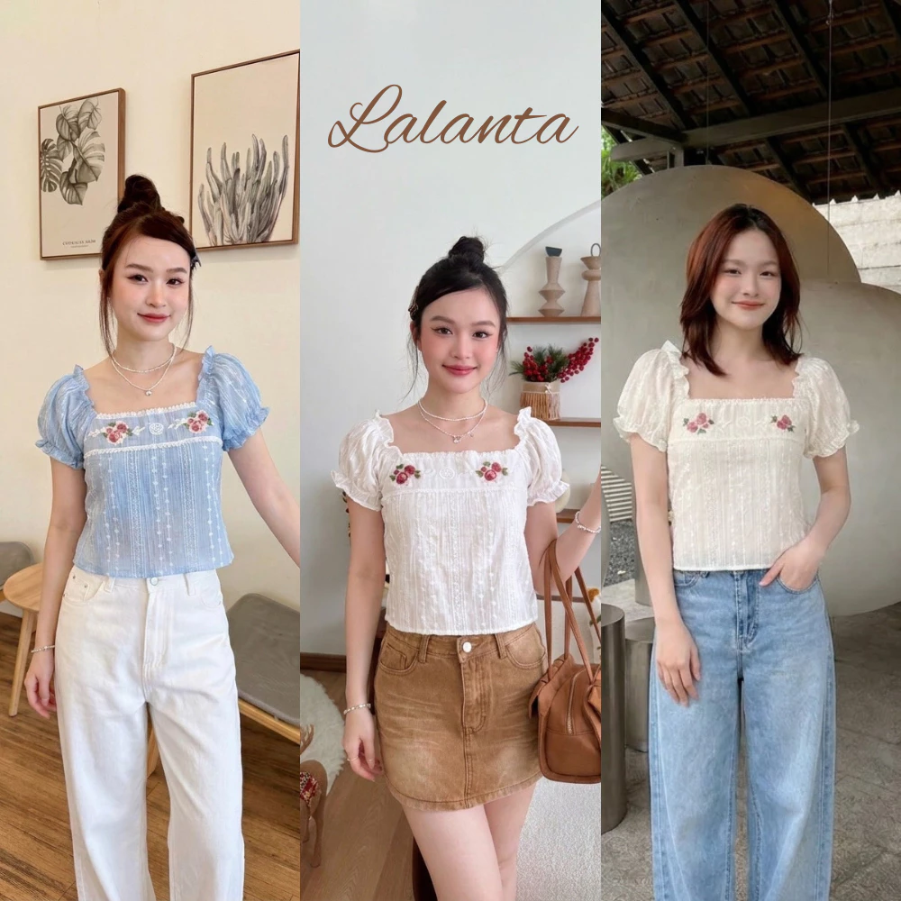 เสื้อแต่งลูกไม้ผ้าโรซี่ #FF164