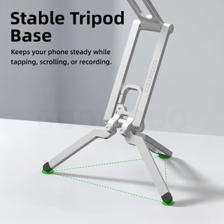 GOOJODOQ ที่วางโทรศัพท์แม่เหล็ก โลหะ Phone Holder พับได้และพกพาสะดวก ฐานขาตั้งกล้อง Phone Grips