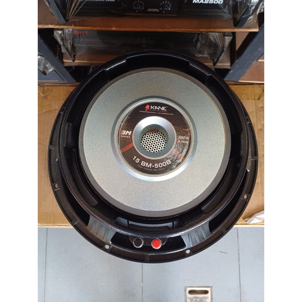 ดอกลำโพง15นิ้วโครงหล่อ KANE  15BM-500B ว๊อย3นิ้ว 600W