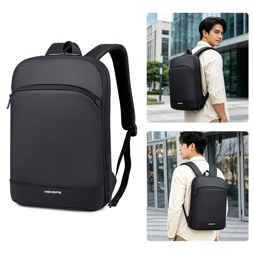 MENSPE Men Backpack Business Laptop Backpack Expandable Large Capacity Travel Backpack Men 15.6inch 