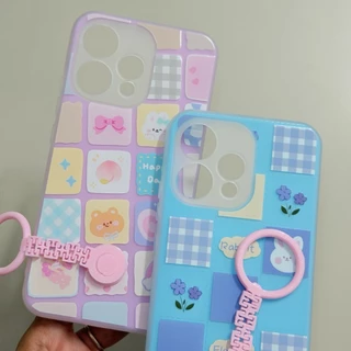 เคส Rabbit case ลายการ์ตูน oppo - A15 A15s A16 A17 A17k A18 A38 A3 A3X A5i A6 A6X A6pro A57 A77s