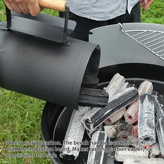 Rapidfire Chimney Starter ขนาด LARGE ถังก่อถ่านจุดไฟเร็ว อเนกประสงค์ สำหรับเตาปิ้งย่าง