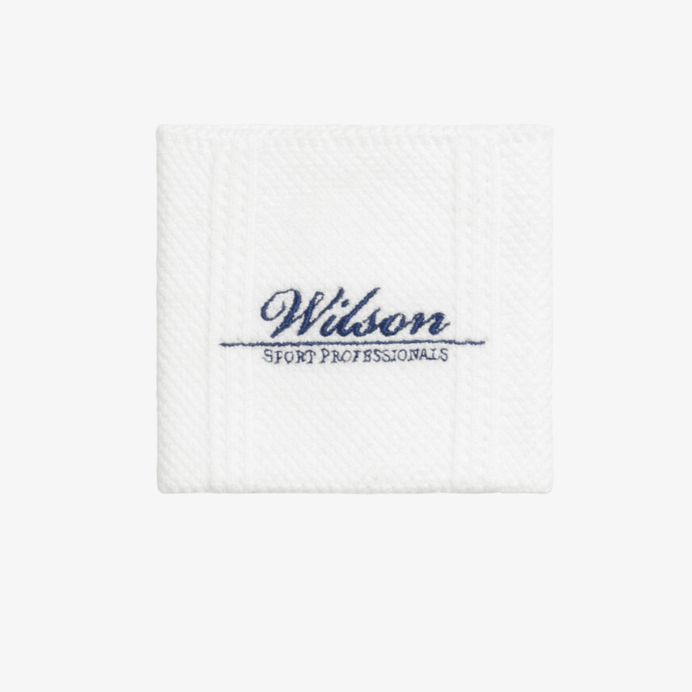 Wilson Unisex Terry Logo Jacquard Wristband WA00023W001001 Official Store