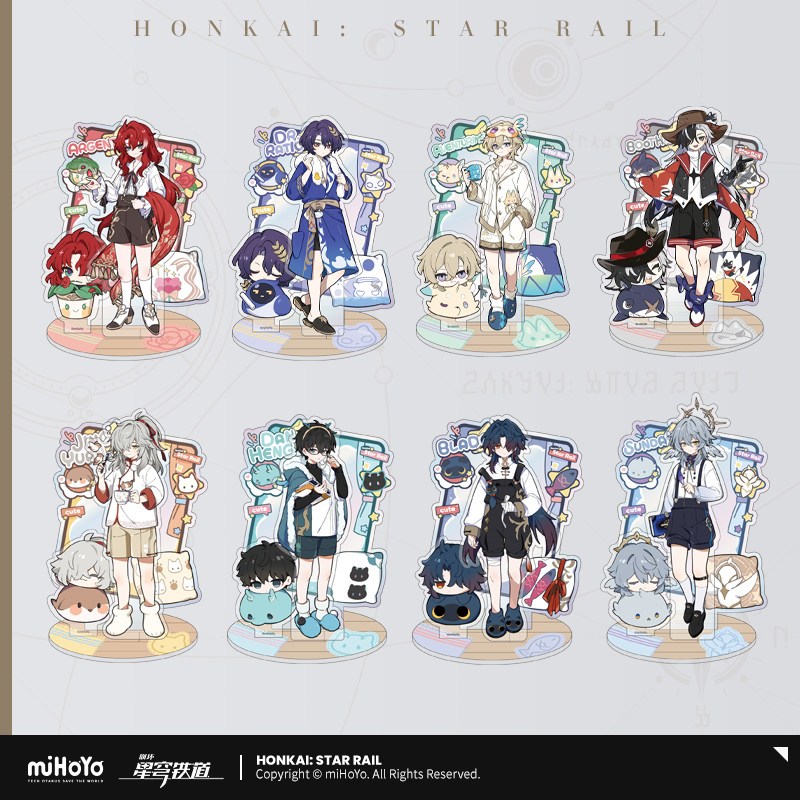 [ พร้อมส่ง / Official ] Honkai Star Rail Boy Dorm - Standee ฮงไค สตาร์เรล สแตนดี้ Dan Heng Sunday Avemturine Ratio Blade