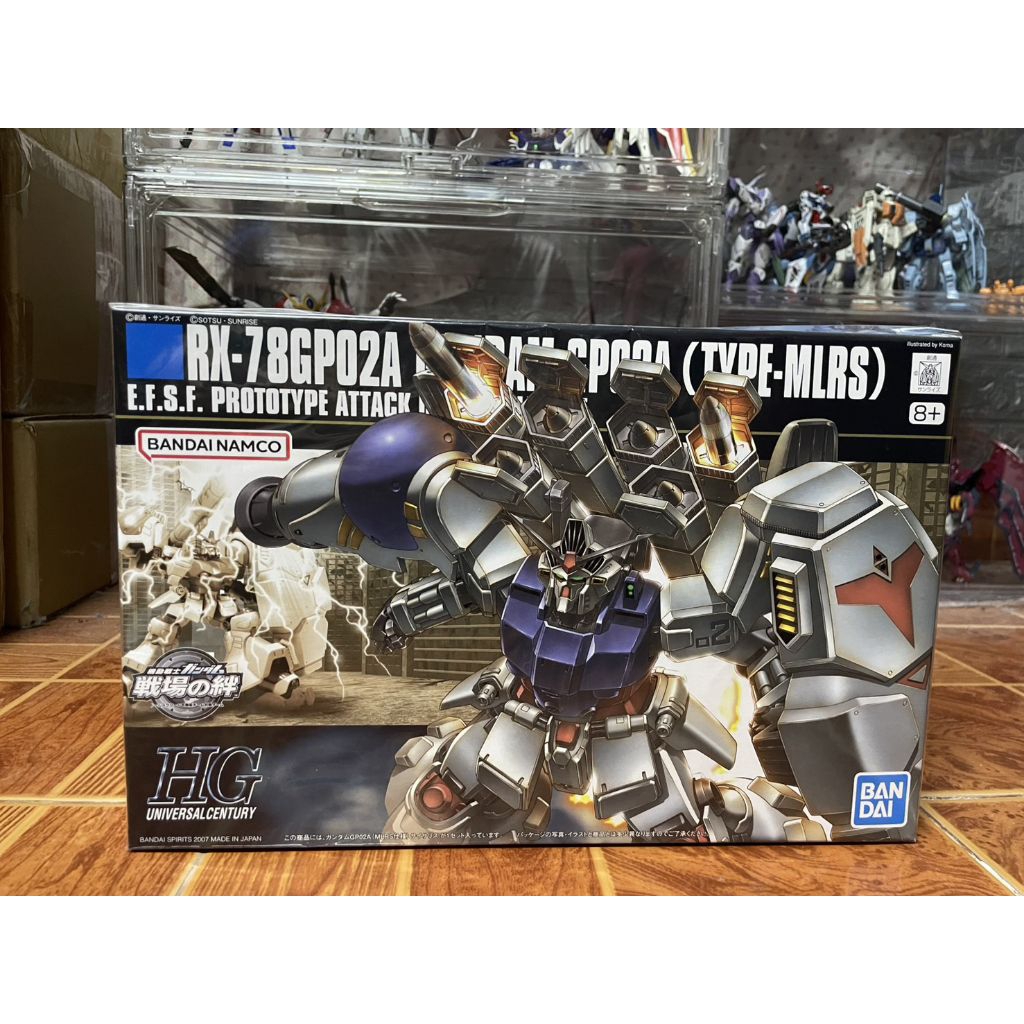 HGUC 1/144 RX-78 GP02A Gundam GP02A Type MLRS + Ghost Decal (พร้อมส่ง)