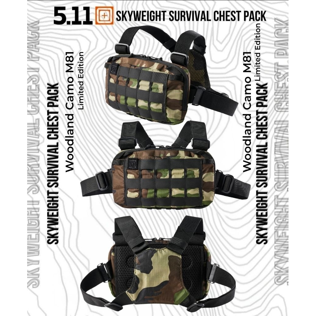 5.11 SKYWEIGHT SURVIVAL CHEST PACK ของแท้