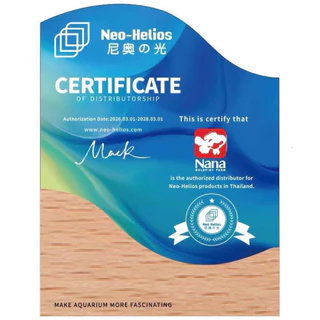 Neohelios S3 Plus NANO 13w ,8w ไฟสว่างตู้ปลา 10000K 6400 Lux ดีไซน์บาง ปรับองศาได้ สำหรับตู้ไม้น้ำและปลาสวยงาม