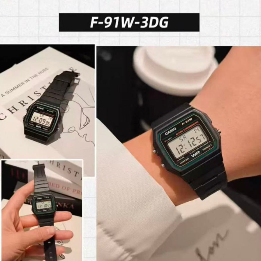 🍎 F91W/F94W🍎นาฬิกาผู้ชาย ผู้หญิง ข้อมือเด็ก สปอร์ต กันน้ำได้ Standard นาฬิกาจากญี่ปุ่น คู่รัก