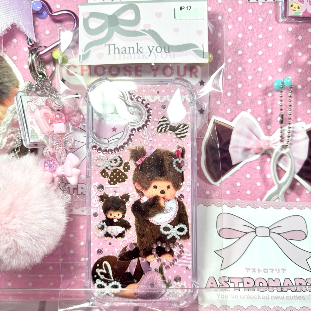 เคสม่อนชิ 🐵💖 เคสเรซิ่น เคสhandmade (อ่านรายละเอียดก่อนสั่ง)