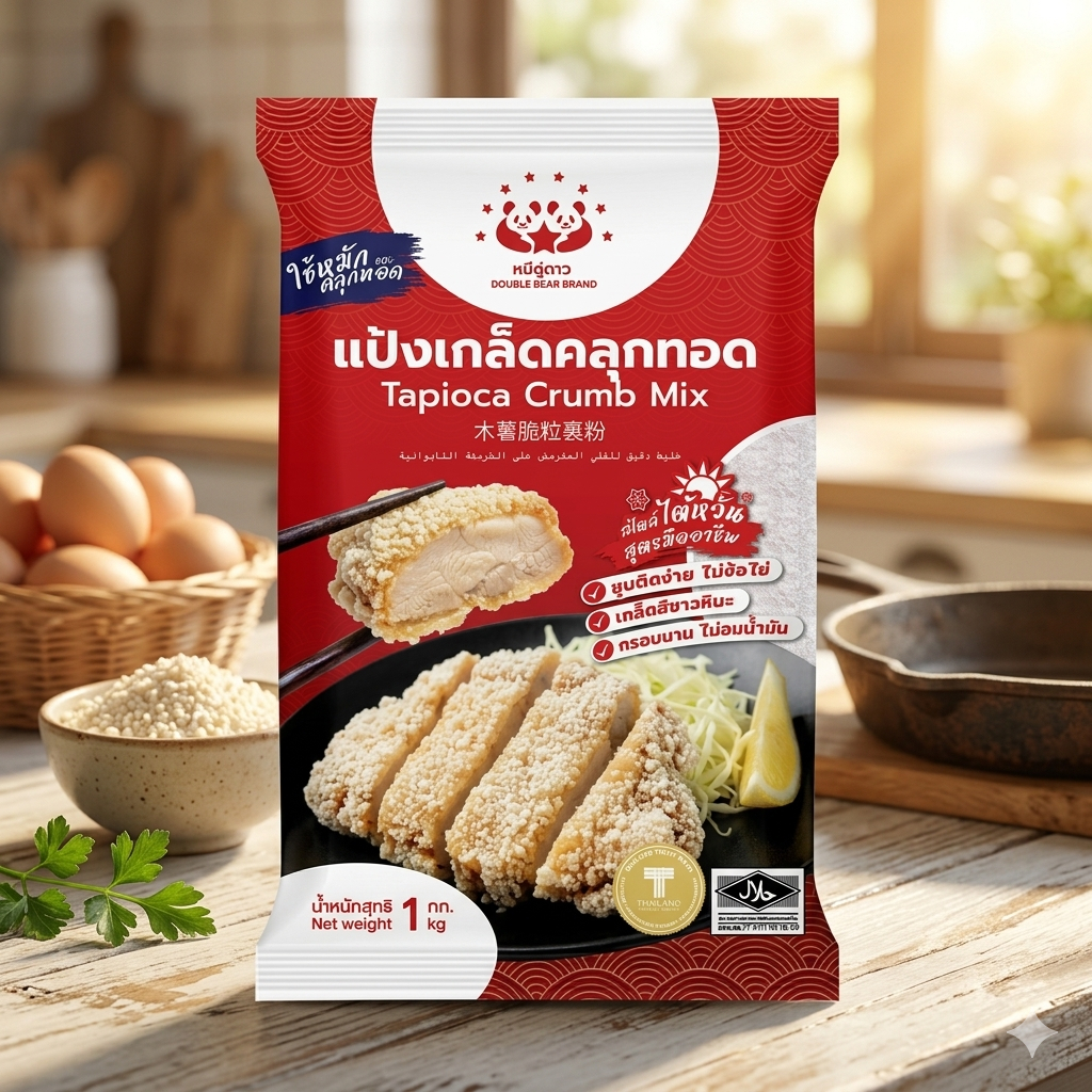 แป้งเกล็ดคลุกทอด ขนาด 1 กก.