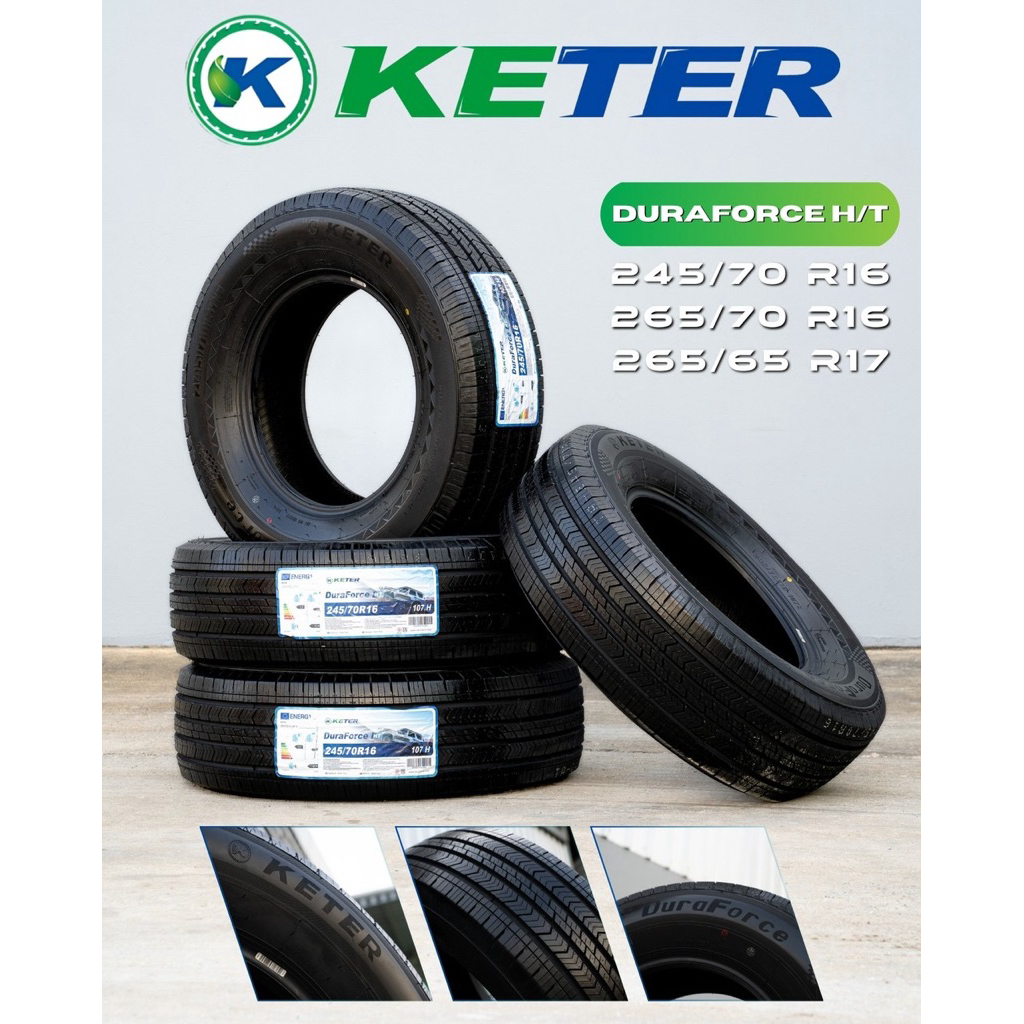 ยางใหม่ KETER เบอร์  265/65/17  มีรับประกันสินค้า