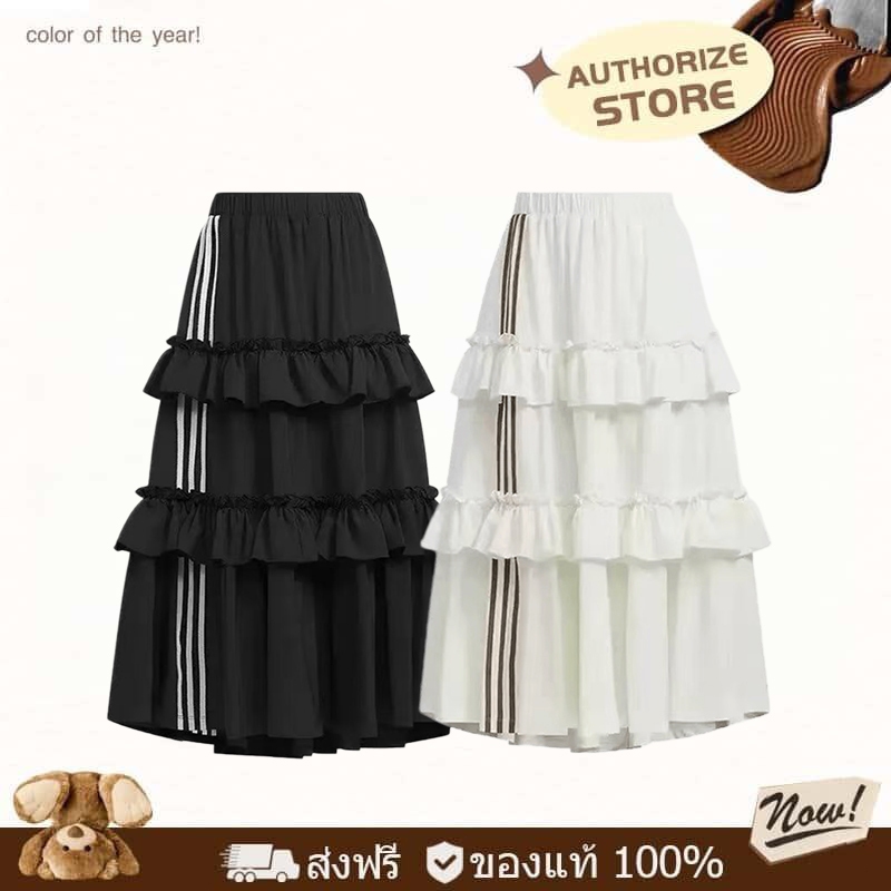 ⭐️ ของแท้ 100%⭐️ Adidas กระโปรงเค้ก New Spring/Summer Layered Cakes