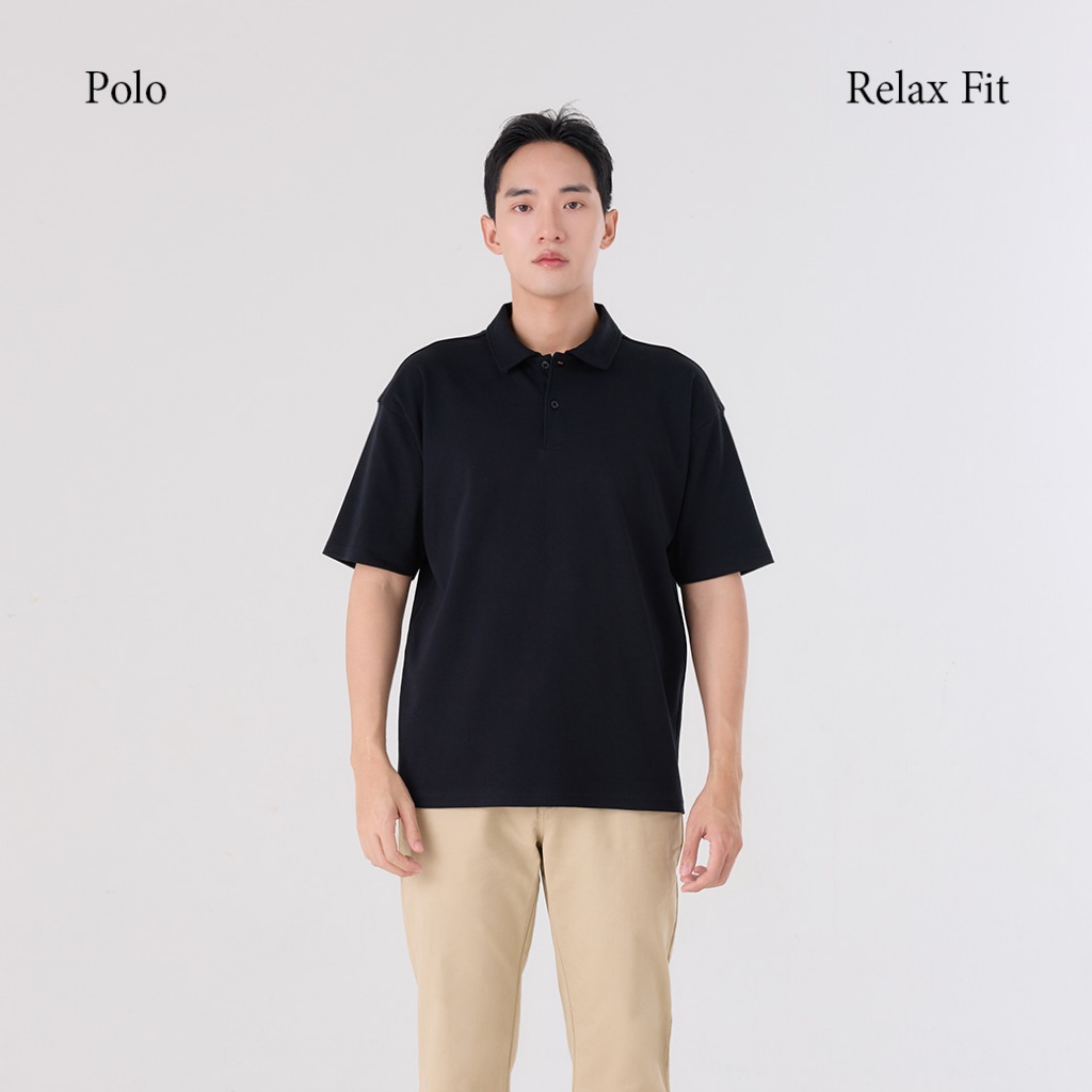 Khaki Bros. - คาคิบรอส - Polo Relax Fit - เสื้อโปโลแขนสั้น Relax Fit - KMK1K804