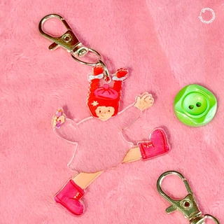 little moody keyring พวงกุญแจอะคริลิกลายน้องดื้อ พิมพ์ลายชัดทั้งสองด้าน give.me.museums
