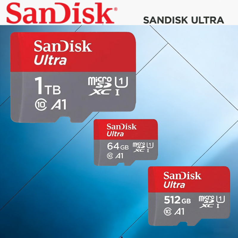 SanDisk Ultra Micro SD Card U1 A1 Standard, Stable Full HD Video Recording, Tough Multi-protection Structure, Cost-effec