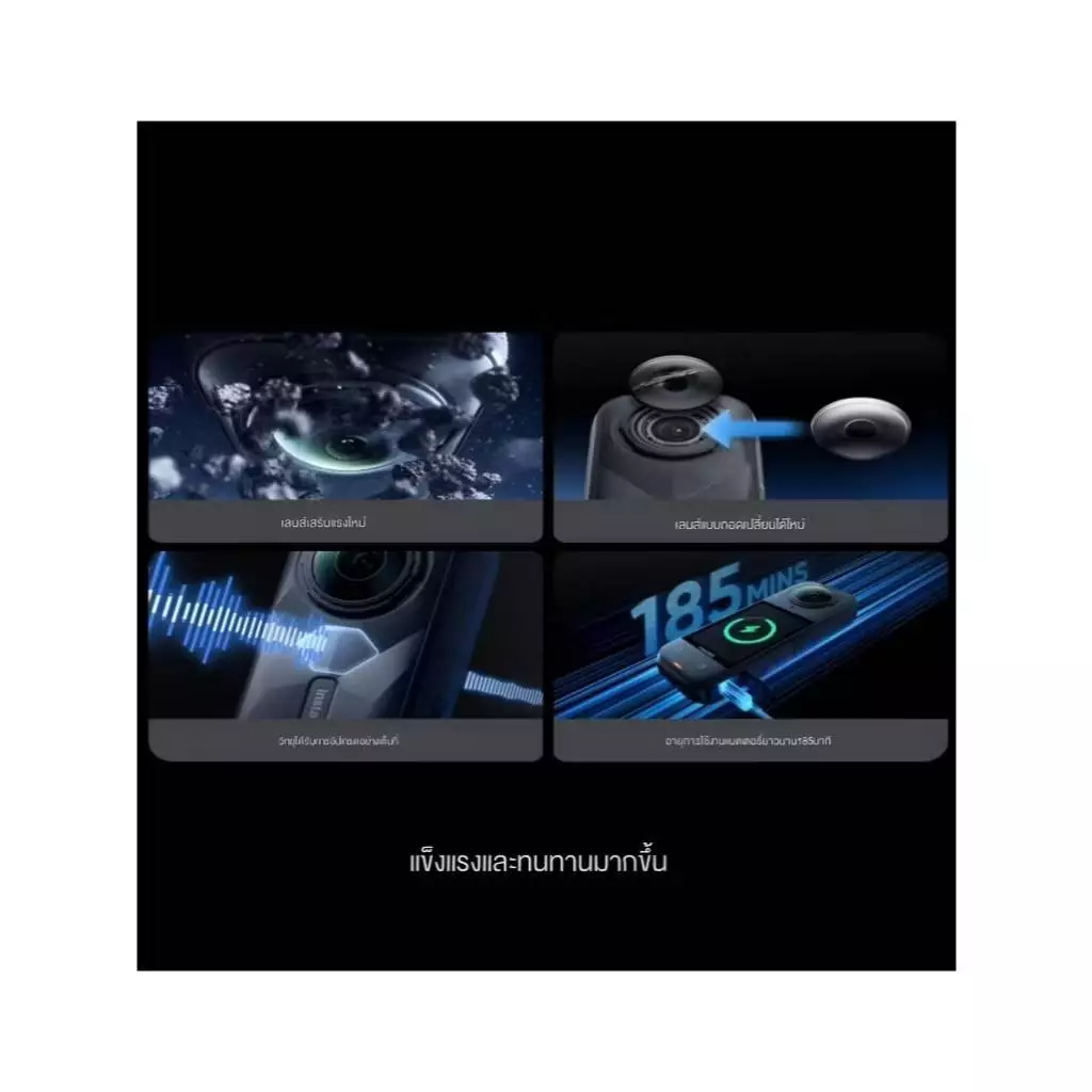 🔥มีส่งด่วน💯พร้อมส่ง🚀Insta360 X5 | Action Cameras | Standard Explorer ,Starter ,Essentials ประกันศูนย์ไทย thumbnail 4