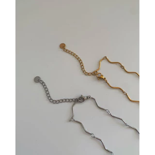 สร้อยสเตนเลส nickle free,water proof กันน้ำ HER OBJECTIVE_HER CAROLINE PLAN NECKLACE