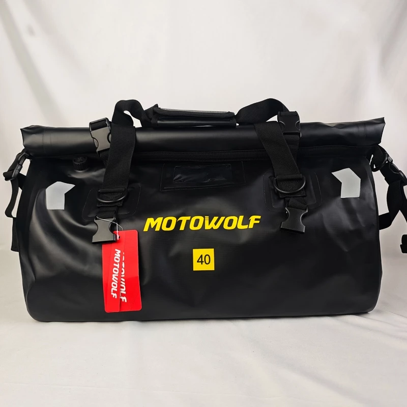 MOTOWOLF กระเป๋ากันน้ำมัดท้ายมอเตอร์ไซค์ 40L/66L thumbnail 10