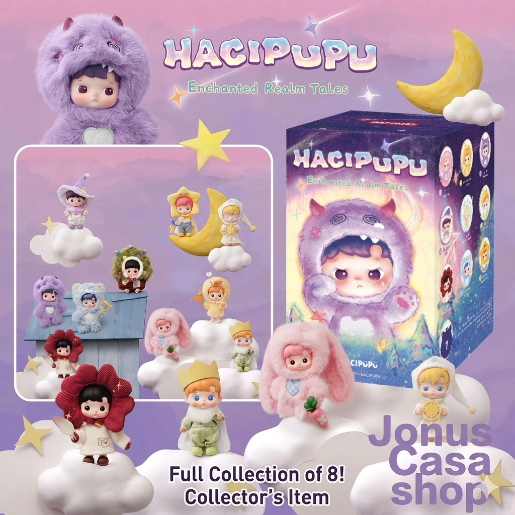 (ใช้Codeลดได้) พร้อมส่ง HACIPUPU Enchanted Realm Tales Series MINI Action Figure แบบสุ่ม/เช็คการ์ด