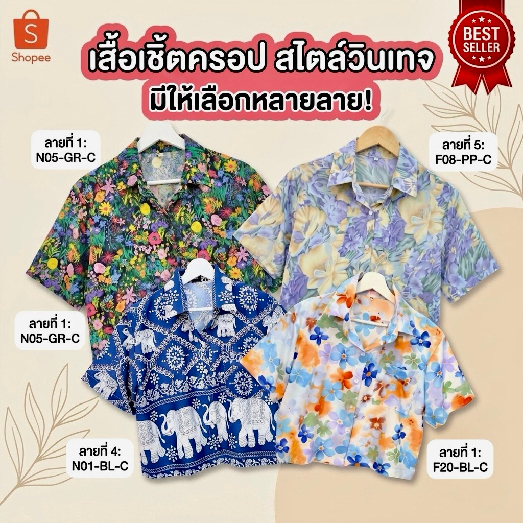 Silla เสื้อเชิ้ต เสื้อครอป ผ้าไหมอิตาลี เสื้อครอปทรงสวย ผ้าไหมอิตาลีเนื้อดี ผ้าพริ้ว ใส่สบาย ยับยาก ไม่ต้องรีด