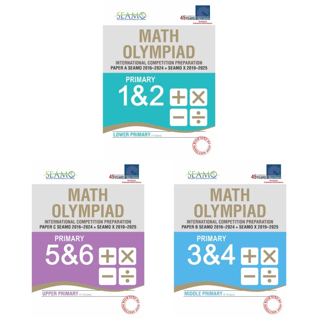 SAP SEAMO Math Olympiad International Primary ข้อสอบคณิตศาสตร์โอลิมปิกสิงคโปร์ ระดับประถม พร้อมเฉลย