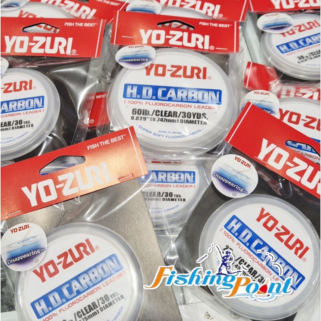 สาย YO-ZURI H.D.CARBON 100% FLUOROCARBON LEADER