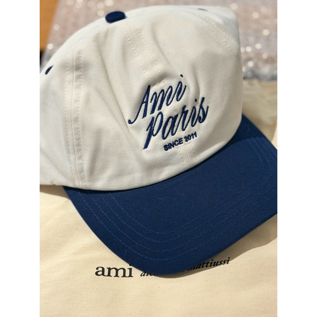 หมวก Ami Paris Cap /ผ้าพันคอ Ami ของแท้ พร้อมส่ง แมสได้