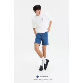 HIMSELF Short Jeans กางเกงยีนส์ขาสั้น ทรงสวย ผ้าไม่ยืด ใส่แล้วไม่ย้วย ใส่สบายใส่ได้ทุกวัน มีสองความยาว 14 และ 16 นิ้ว