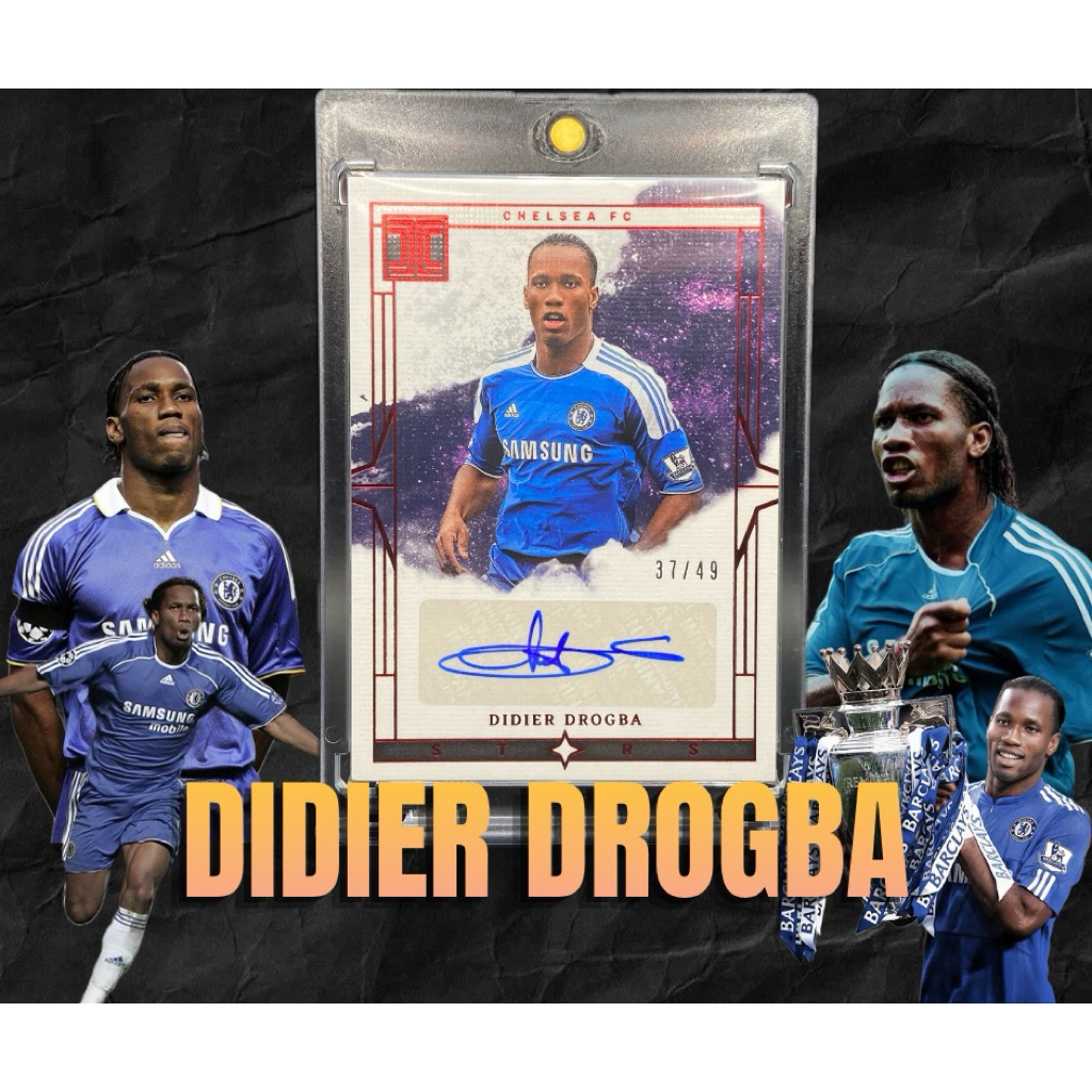 การ์ดลายเซ็นตำนานนักฟุตบอล Didier Drogba Autograph