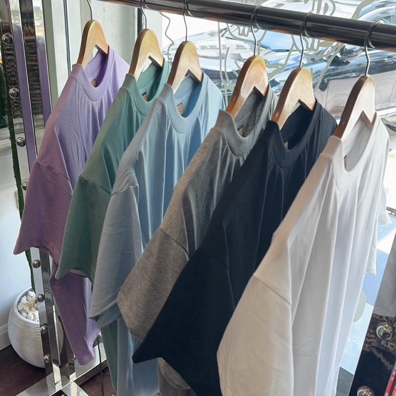 เสื้อยืดทรง Crop ทรงสวย ผ้า cotton ใส่สบาย