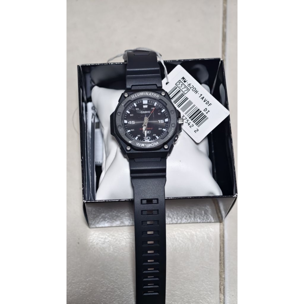นาฬิกา casio mw-620h-1avdf