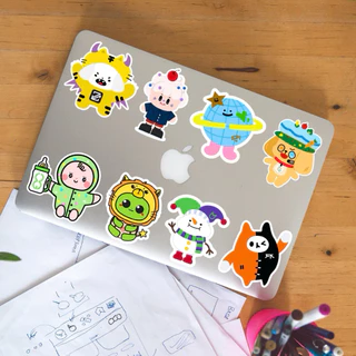 สติกเกอร์กันน้ำsticker - แจนจิงจิง เอมี่บอนนี่ วิวมิม อู๋บูม milklove juniormark emibonnie jossgawin namtanfiilm viewmim