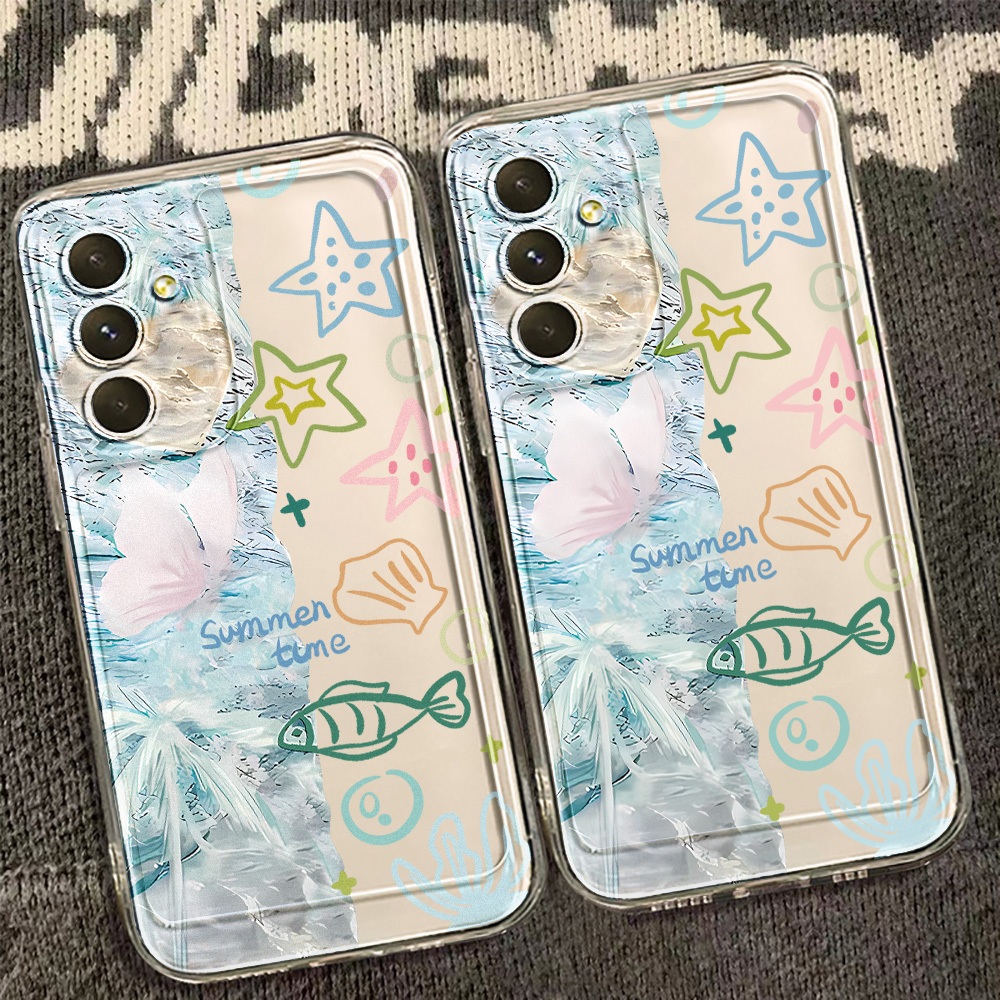 เคสโทรศัพท์กันกระแทกแบบใส For Samsung A57 A56 A07 A17 A37 A05S A55 A26 A06 A36 A50 A35 A72 A22 A73 A15 A25 S25 S26 Ultra