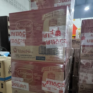 Carnation Extra คาร์เนชั่น เอ็กซ์ตร้า นมข้นจืดแบบกล่อง ขนาด 1,000 ml ยกลัง 12 กล่อง