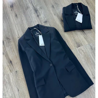 PULL&BEAR Blazer เสื้อสูทสีดำ ผ้านิ่มๆ งานแท้ ผ้าดีมาก