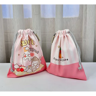 Moshi Moshi กระเป๋าหูรูด ถุงหูรูด กระเป๋าผ้ามีหูรูด DRAWSTRING BAG