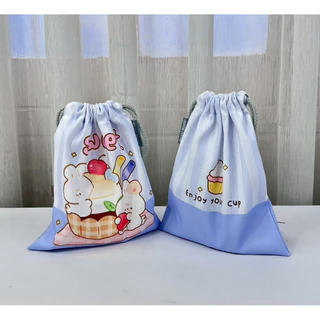 Moshi Moshi กระเป๋าหูรูด ถุงหูรูด กระเป๋าผ้ามีหูรูด DRAWSTRING BAG