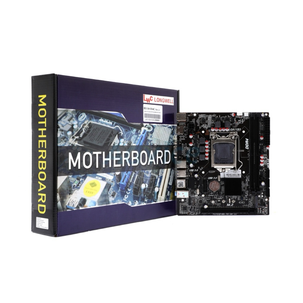 MAINBOARD (1151) LONGWELL H110-D4C DDR4 (REV. 2.0)