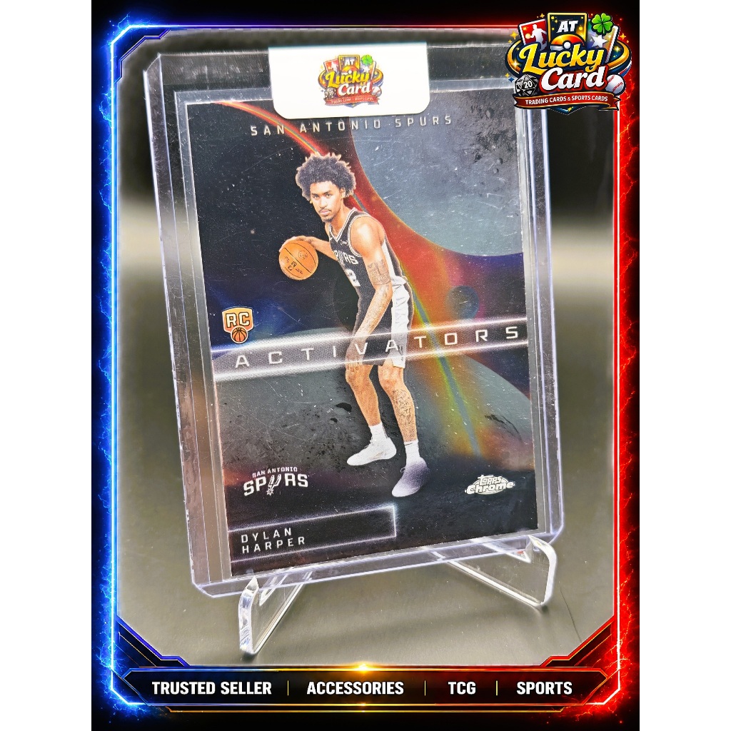 Dylan Harper - Activators - San Antonio Spurs - 2025-26 Topps Chrome Basketball(การ์ดสระสมลิขสิทธิ์แ