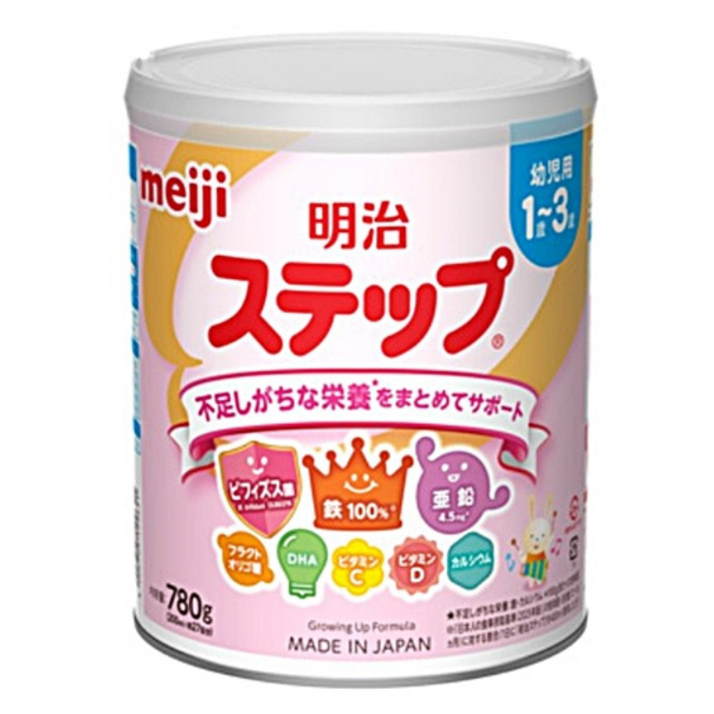 แพคเกจใหม่‼️Meiji Step milk ของแท้ นมผงเด็ก นำเข้าจากญี่ปุ่น (Exp.01/2028) สำหรับเด็ก อายุ1-3ปี
